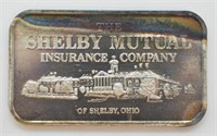 Vintage Shelby Mutual .999 Silver 1 oz bar