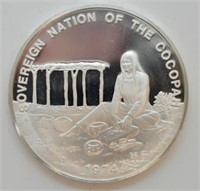 .999 Sovereign Nation of Cocopah Silver round Pf
