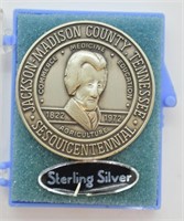 Sterling Silver Jackson-Madison Sesquicentennial T