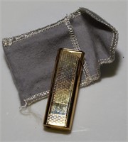 Colibri Japan small slim lighter, gold color