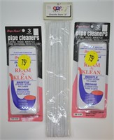 2 pkg "Ream-N-Klean Rigid Bristle pipe cleaners,