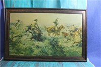 Charles Russel Framed Art