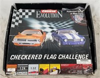 Carrera Evolution Checkered Flag Slot Car Set 1:32