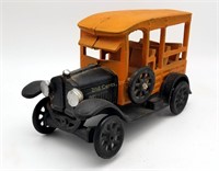 Cast Iron Toy Car Taxi Sedan Reproduction