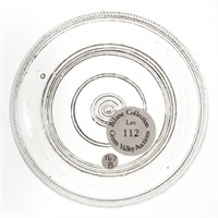 LEE/ROSE NO. 167-B CUP PLATE, colorless, plain