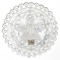LEE/ROSE NO. 150 CUP PLATE, colorless with an