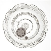 LEE/ROSE NO. 167-A CUP PLATE, colorless,