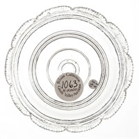 LEE/ROSE NO. 168-X-1 CUP PLATE, colorless. tiny