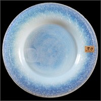 LEE/ROSE NO. 80 CUP PLATE, somewhat mottled fiery