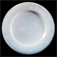 LEE/ROSE NO. 89 CUP PLATE, opal-opaque with fiery