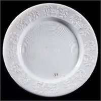LEE/ROSE NO. 89 CUP PLATE, opaque white, plain