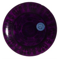 LEE/ROSE NO. 99 CUP PLATE, deep amethyst, nearly
