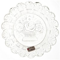 LEE/ROSE NO. 68 CUP PLATE, colorless with a light
