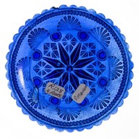 LEE/ROSE NO. 128 CUP PLATE, deep blue, thick