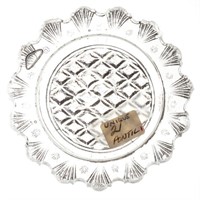 LEE/ROSE NO. 21 CUP PLATE, colorless, 15 scallops