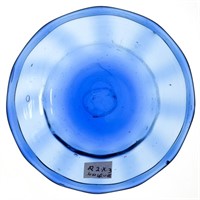 LEE/ROSE NO. 2-X-3 CUP PLATE, cobalt blue,