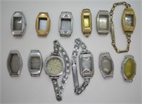 12 pcs. Antique Lady's Wrist Watch Cases