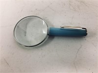 4"  turquoise pocket magnifier
