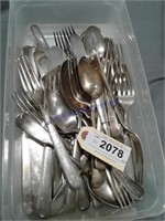 Old assorted silverware