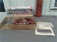 Budweiser Clydesdale 8 horse hitch model kit