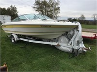 1990 Sea Ray 20' Fiberglass Boat w/New Motor