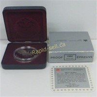 RCM 1992 Sterling Silver Proof Dollar Coin