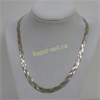 Stunning Sterling Silver Four Strand Necklace