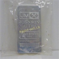 Vintage JM Johnson & Matthey 10 Troy Ounce Silver