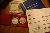 Coin Collection, Silver coins, Etc.