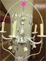 ANTIQUE WHITE/ GOLD CHINA CHANDELIER