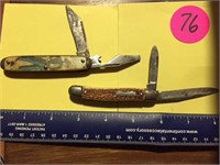 VINTAGE RANGER POCKET KNIFE / MORSE CODE AND 2 BLA