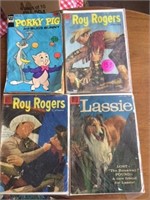 VINTAGE COMIC BOOKS -ROY ROGERS /LASSIE -