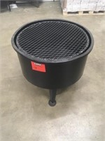 Round Metal Fire Pit with Grate