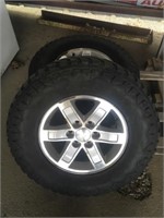 Four GM 17" Rims with Tires