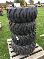 New TRA-WALL Skidsteer/Mini Loader Tires-Times 4