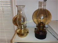 Oil Lamp Duo