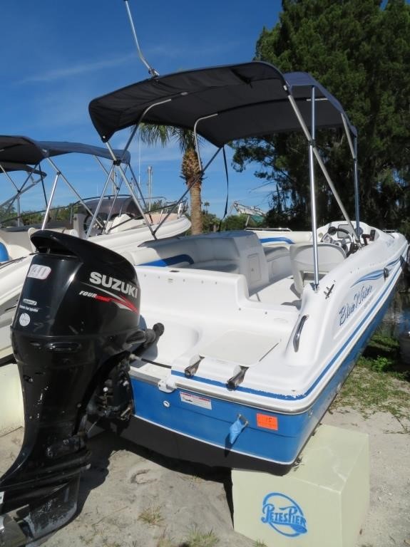 IN-WATER BOAT AUCTION CRYSTAL RIVER FL  - FRI MAR 22nd