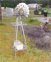 Metal Yard Windmill Spins Smooth