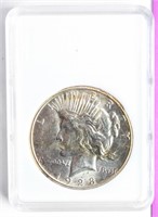 Coin 1923-S  Peace Silver Dollar Brilliant Unc.