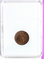 Coin 1907 Indian Head Cent in Brilliant Unc.
