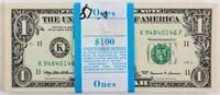 Coin 1999 United States $1 Federal Reserve 50 Pcs