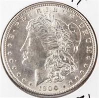 Coin 1900 Morgan Silver Dollar Brilliant Unc.