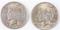 Coin 2 Peace Silver Dollars 1924 & 1925-S