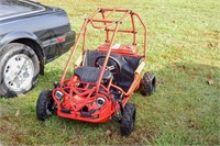 SMALL RED 2 SEAT GO-CART GAS