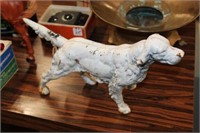 Antique Metal Spaniel Door Stop