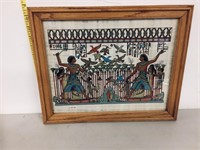 framed Egyptian art