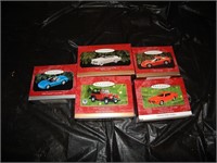 5 Hallmark Ornaments Cars