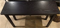 Dark Ebony Stained Hall/sofa Back Table