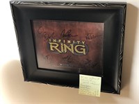Author signed Infinity Ring book series