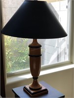 Wooden Base Table Lamp
